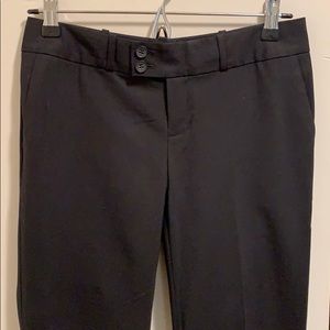Club Monaco Straight Leg Black Pants